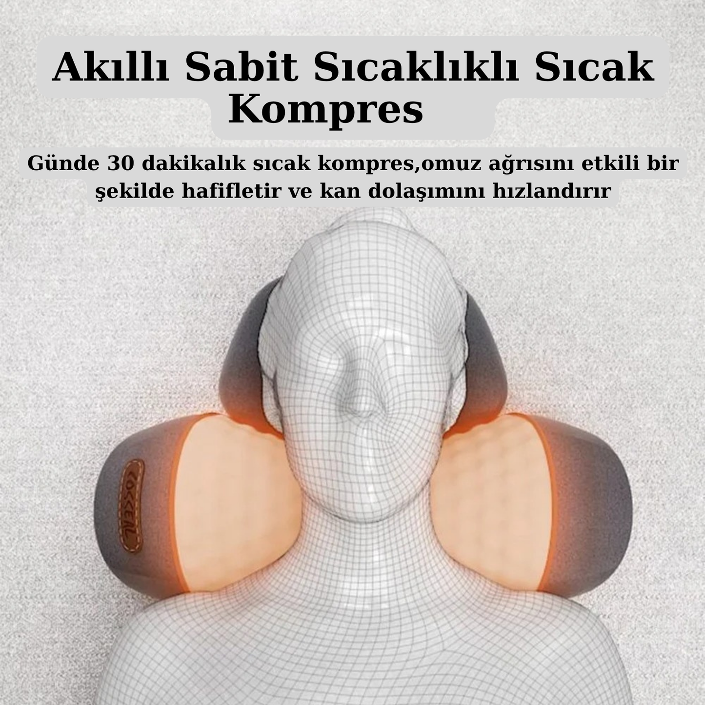 Allnero Relax Pro Isıtmalı Boyun & Omuz Masaj Aleti
